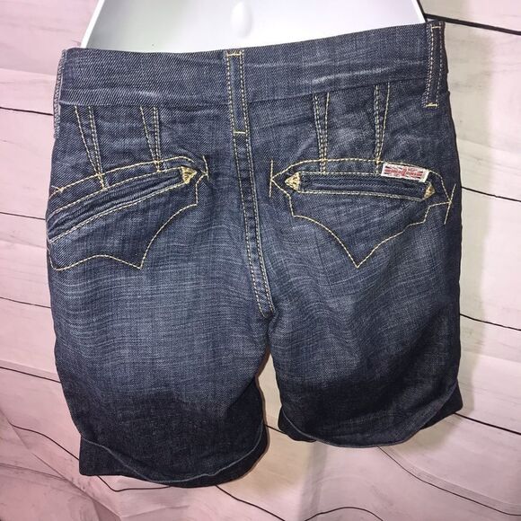 NEW! Hudson Rodeo Trouser Denim Short 24 - Picture 9 of 12